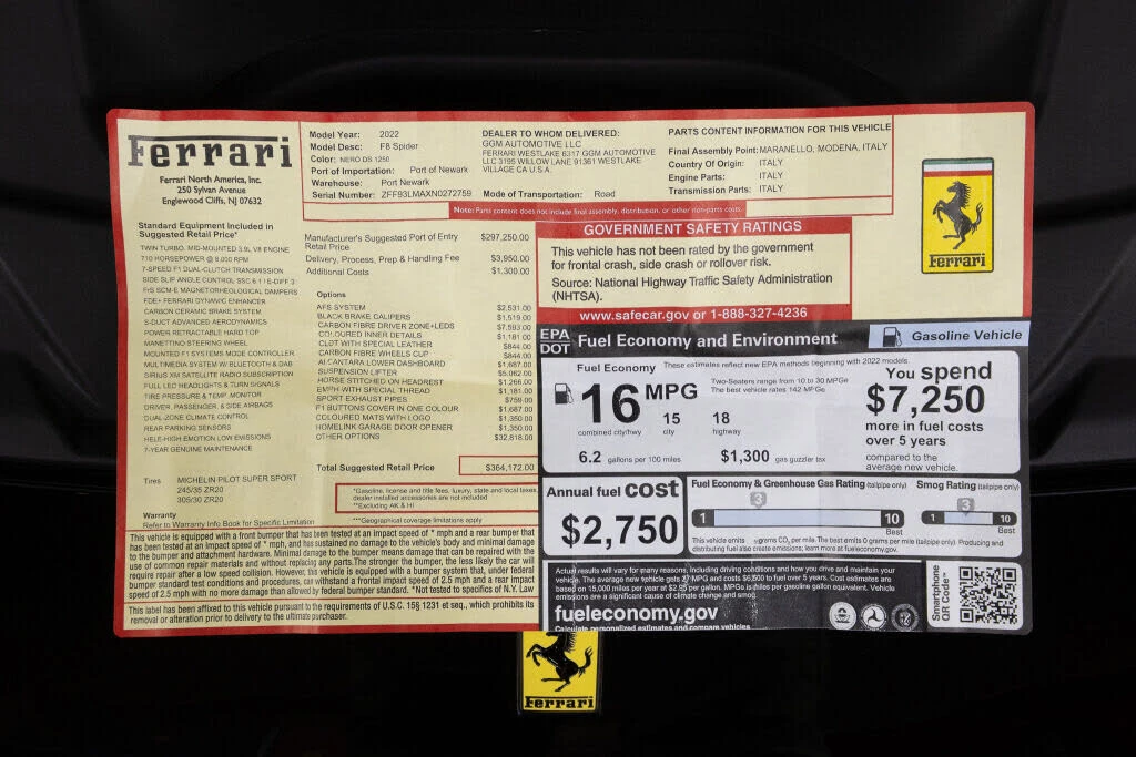 2022 Ferrari F8 Spider - Image 24 of 31