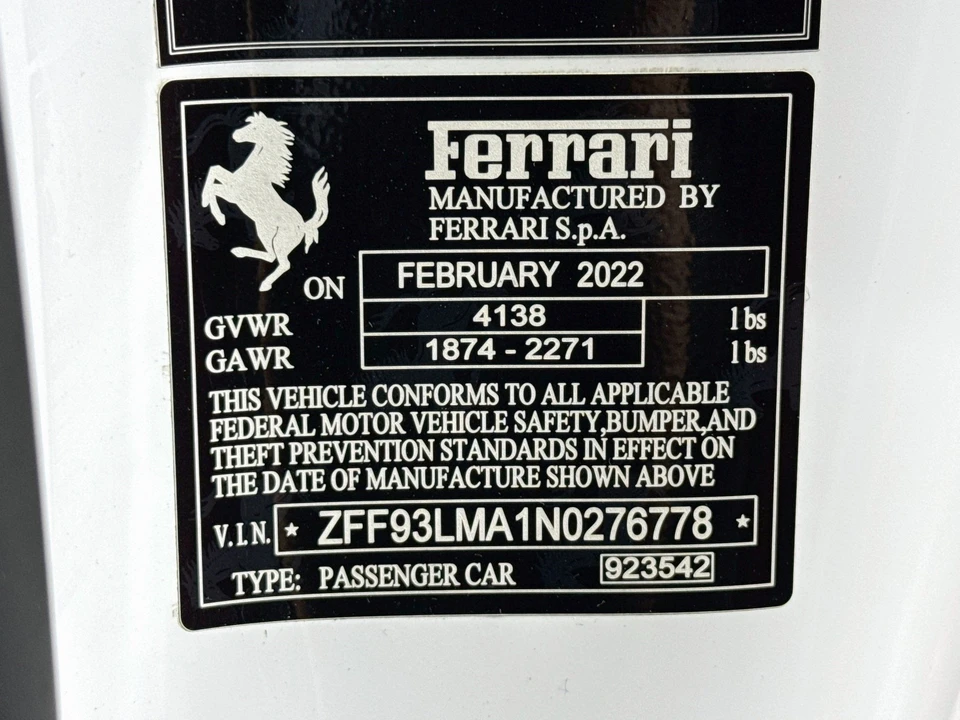 2022 Ferrari F8 Spider - Image 28 of 28