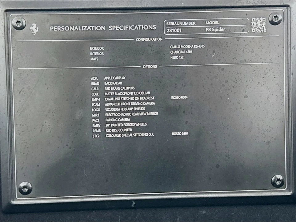 2022 Ferrari F8 Spider - Image 31 of 31