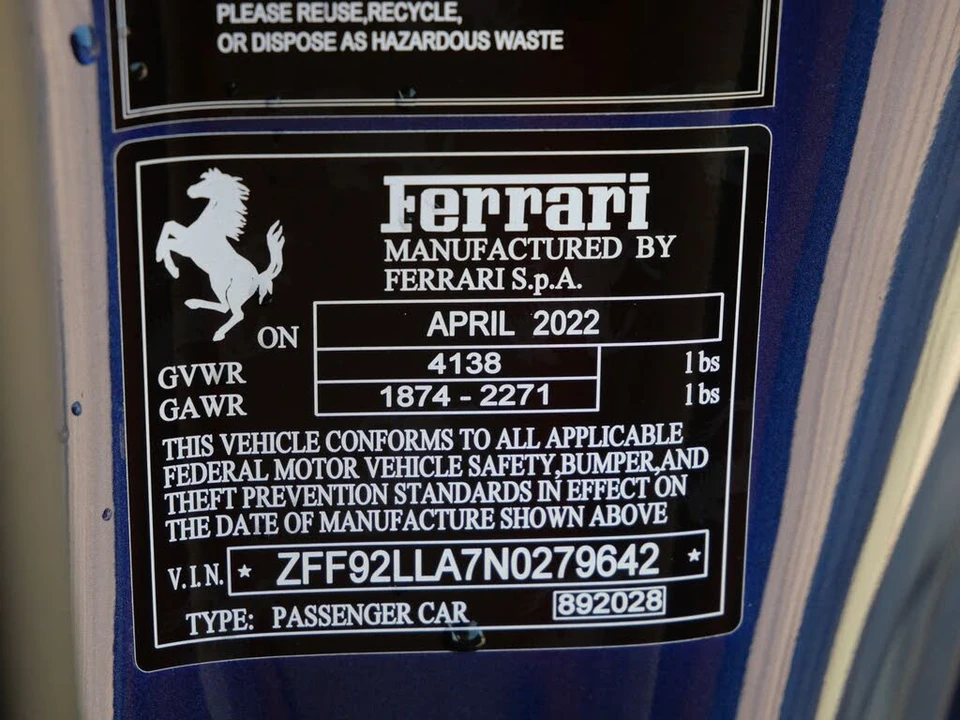 2022 Ferrari F8 Tributo - Image 27 of 27