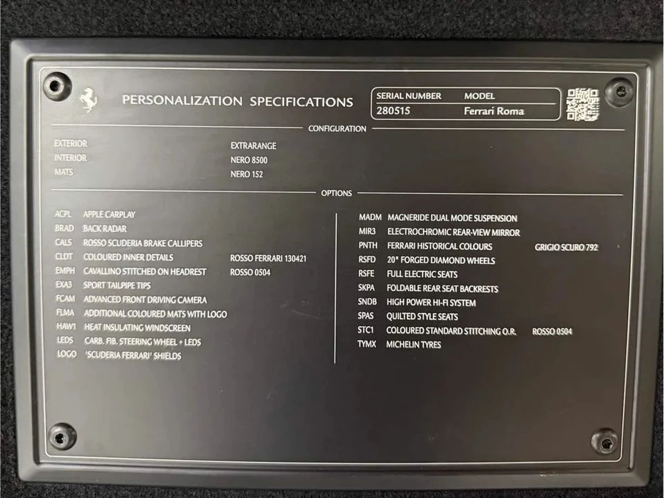 2022 Ferrari Roma - Image 15 of 20