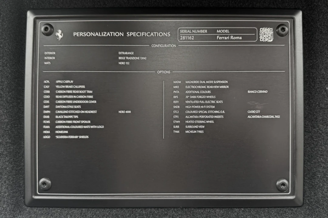 2022 Ferrari Roma - Image 20 of 21