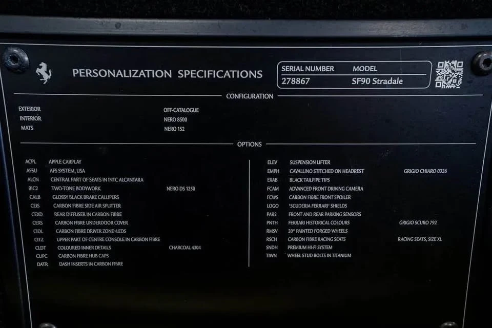2022 Ferrari SF90 Stradale - Image 7 of 8