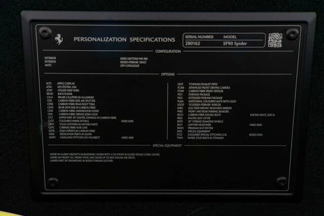 2022 Ferrari SF90 Spider - Image 30 of 31