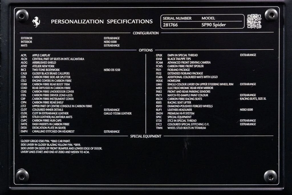 2022 Ferrari SF90 Spider - Image 11 of 31