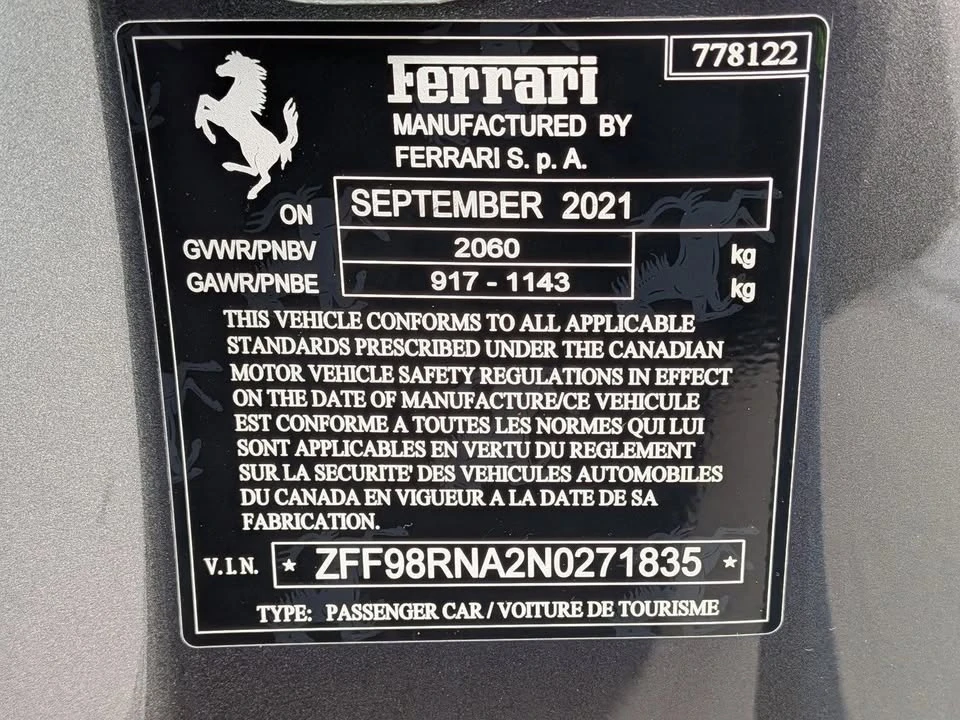 2022 Ferrari Roma - Image 8 of 8