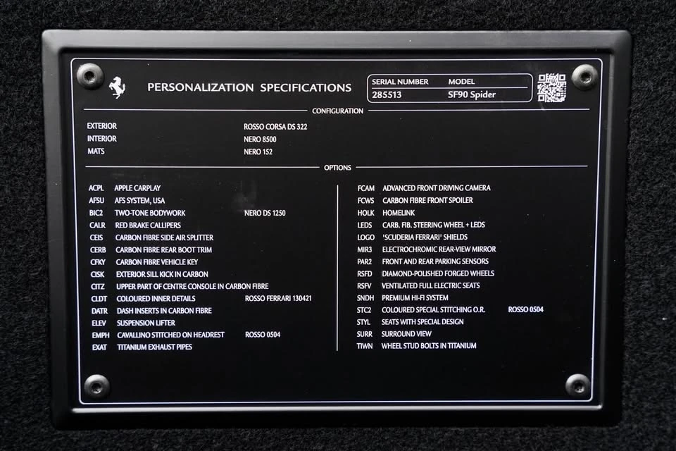 2022 Ferrari SF90 Spider - Image 3 of 20
