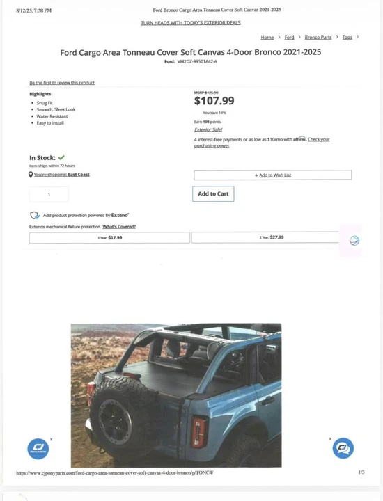 2022 Ford Bronco 6th Gen - Image 14 of 14