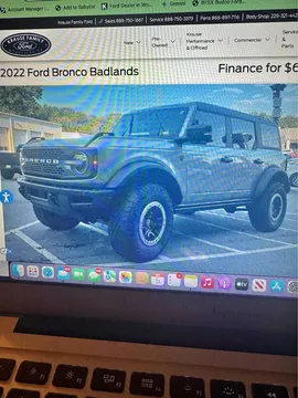 2022 Ford Bronco Badlands Sport Utility 4D