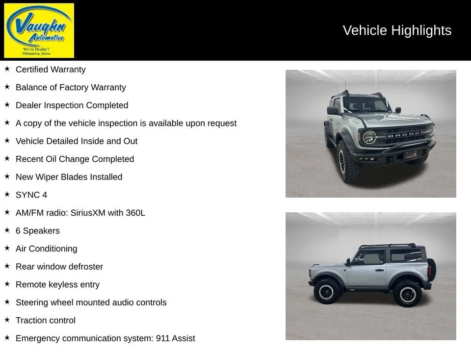 2022 Ford Bronco 6th Gen - Image 2 of 31