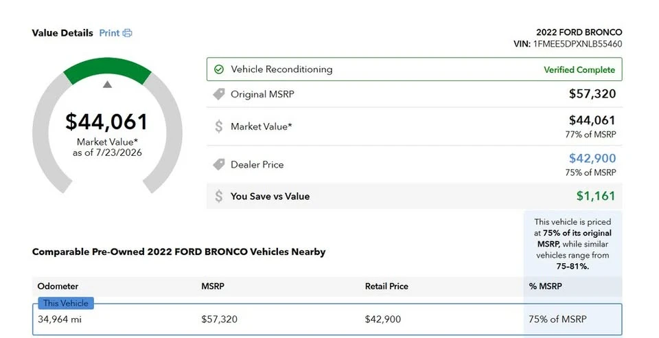 2022 Ford Bronco 6th Gen - Image 6 of 20