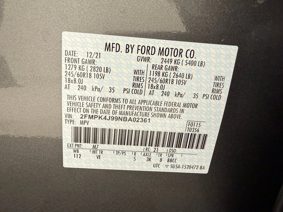 2022 Ford Edge - Image 15 of 21