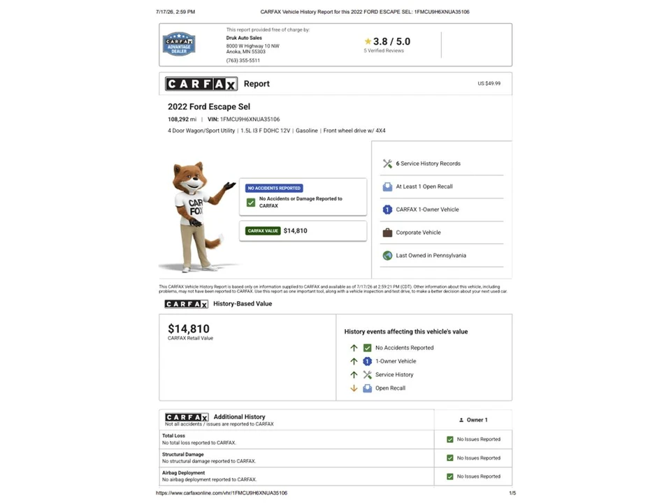 2022 Ford Escape - Image 17 of 31