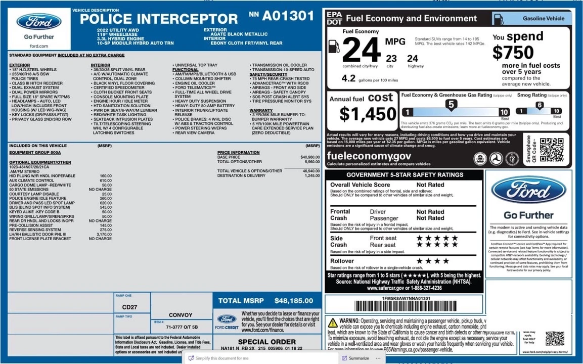 2022 Ford Explorer 6th Gen - Image 18 of 21