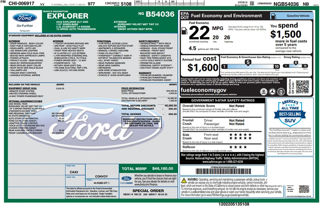 2022 Ford Explorer 6th Gen - Image 8 of 21