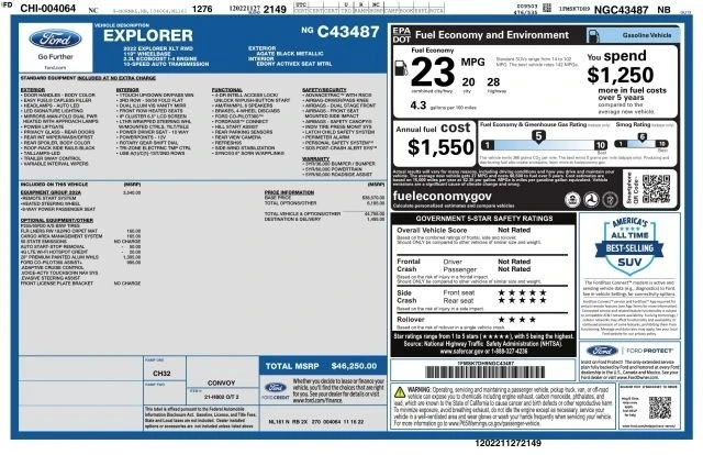 2022 Ford Explorer 6th Gen - Image 3 of 12