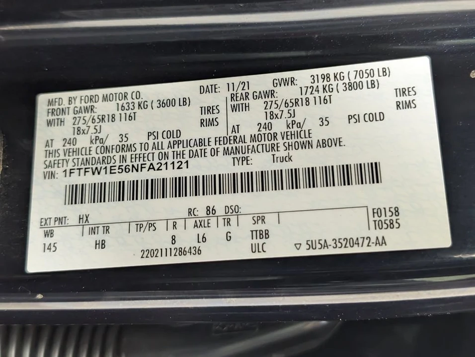 2022 Ford F-150 14th Gen - Image 27 of 31