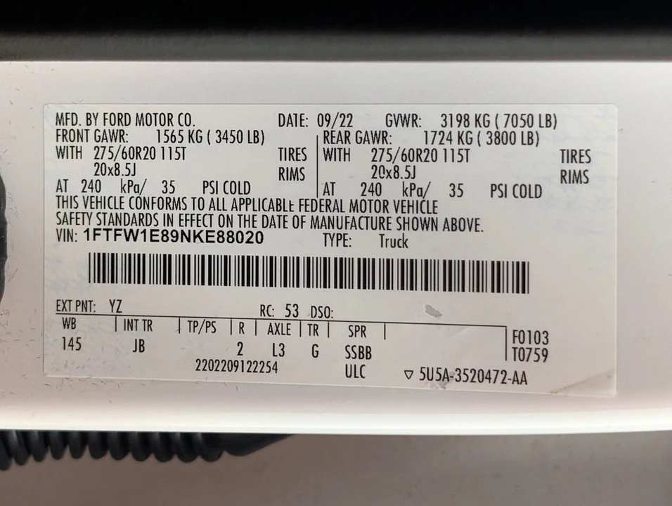 2022 Ford F-150 14th Gen - Image 26 of 31