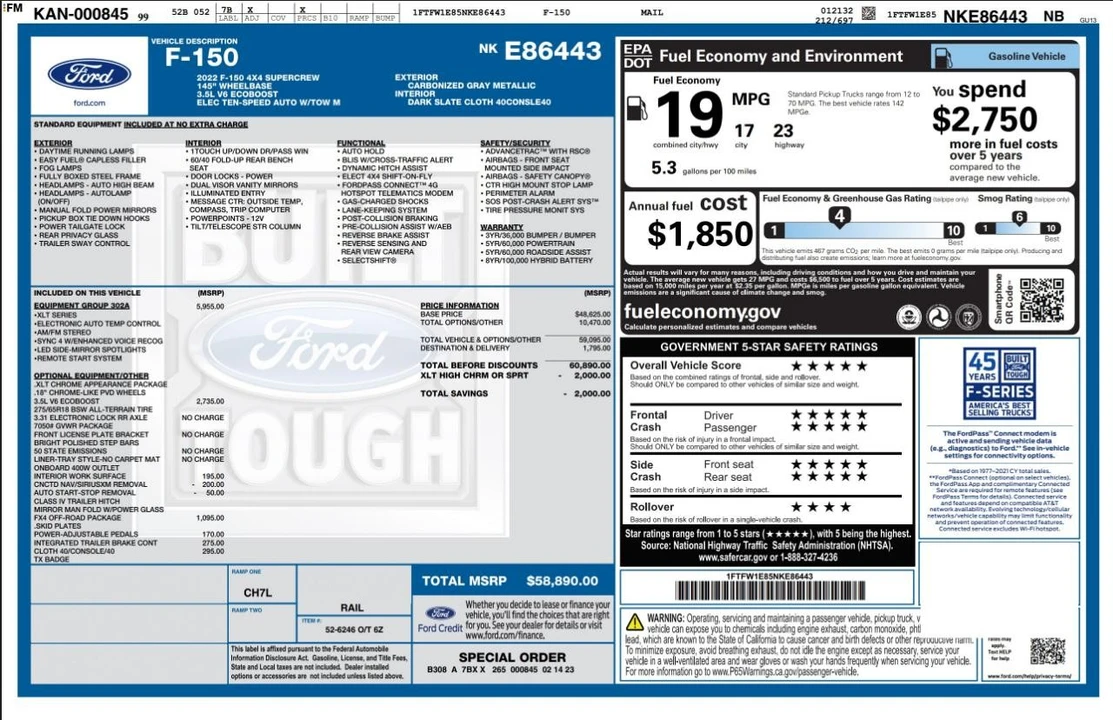 2022 Ford F-150 14th Gen - Image 4 of 31