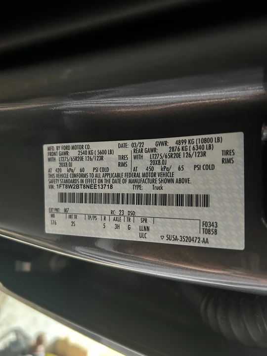2022 Ford Super Duty 4th Gen - Image 20 of 21