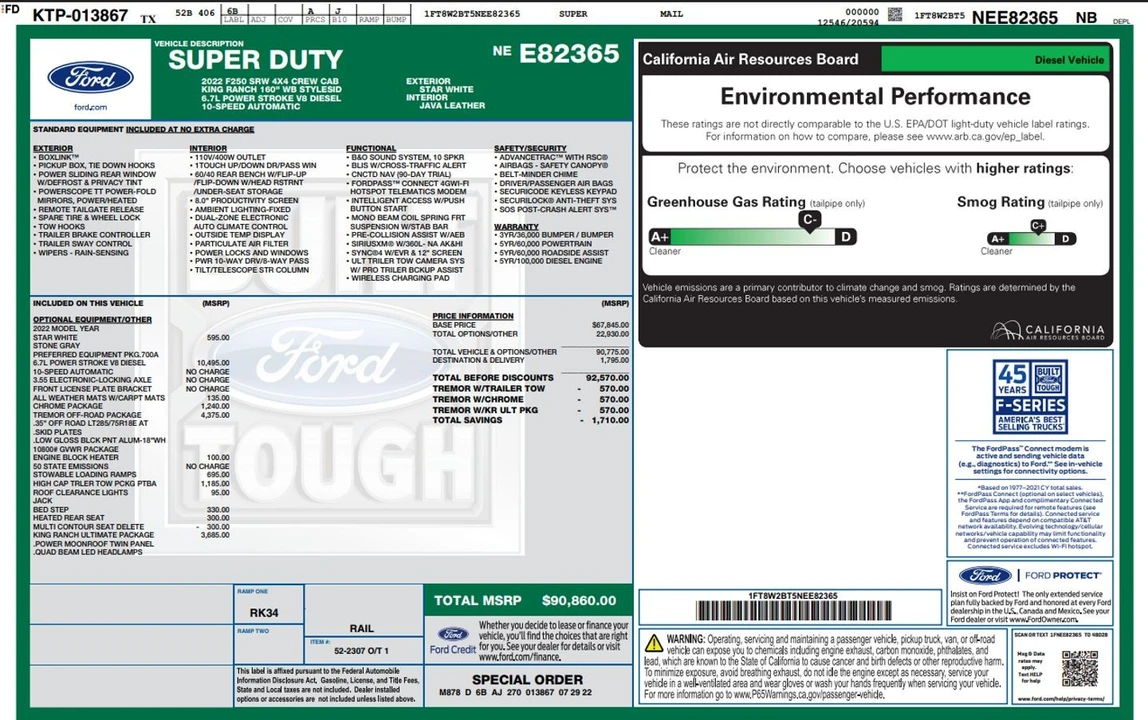 2022 Ford Super Duty 4th Gen - Image 5 of 31