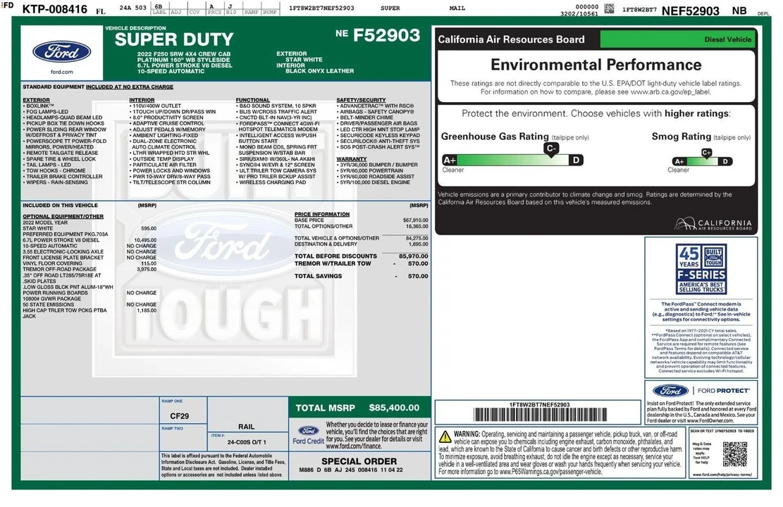 2022 Ford Super Duty 4th Gen - Image 4 of 12