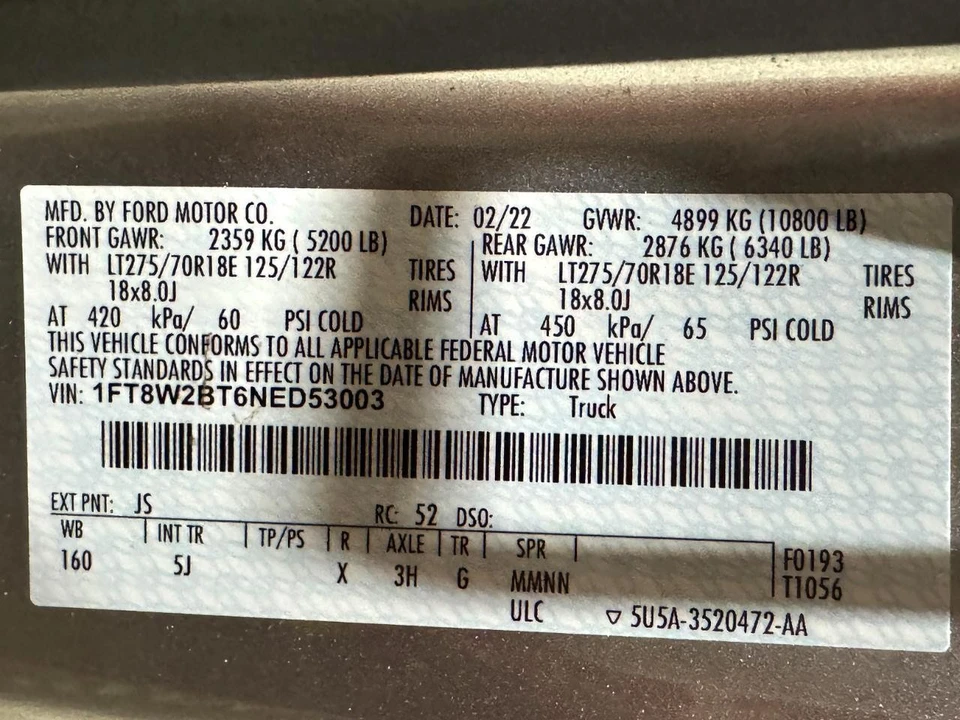 2022 Ford Super Duty 4th Gen - Image 19 of 21