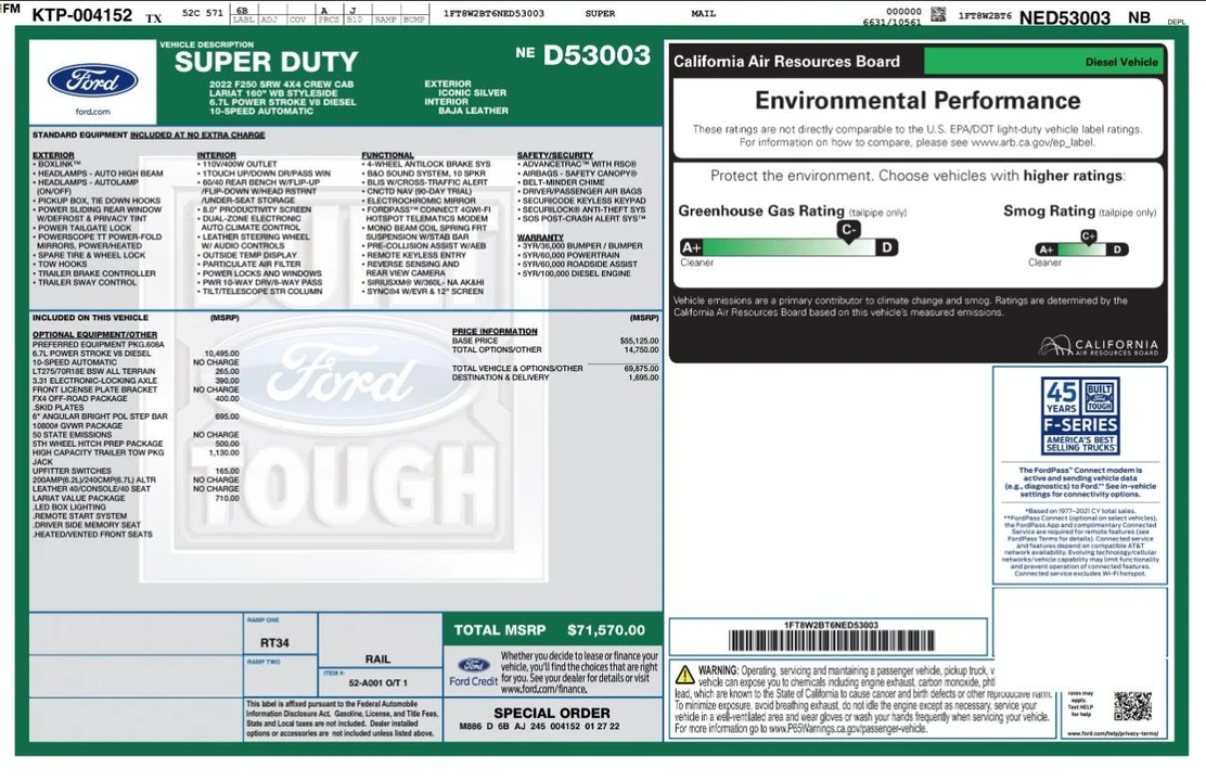 2022 Ford Super Duty 4th Gen - Image 4 of 31