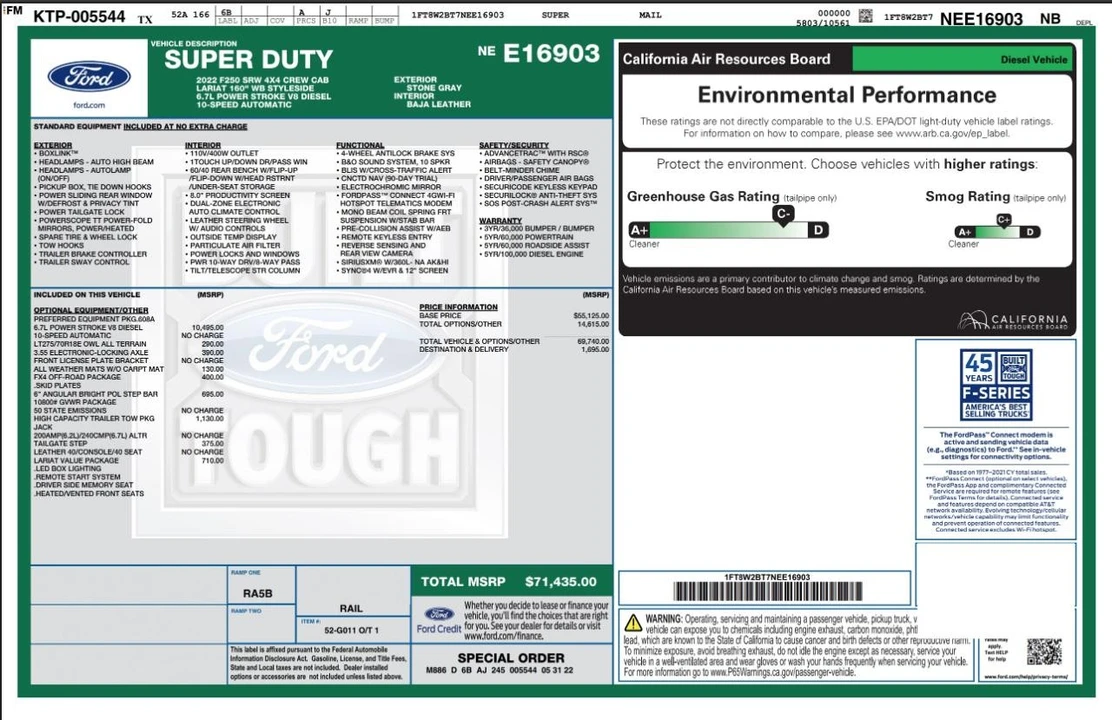 2022 Ford Super Duty 4th Gen - Image 4 of 31