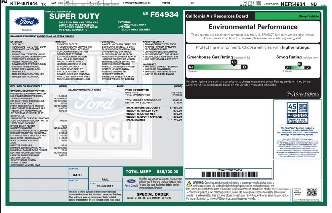 2022 Ford Super Duty 4th Gen - Image 4 of 31