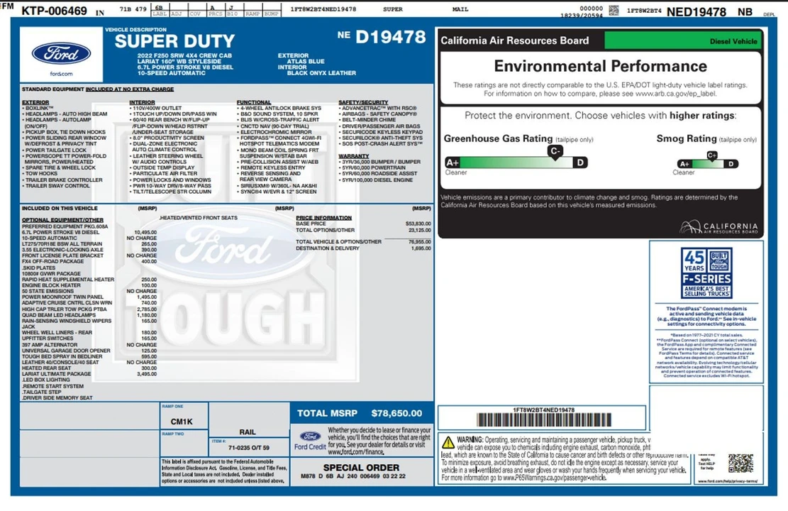 2022 Ford Super Duty 5th Gen - Image 5 of 12