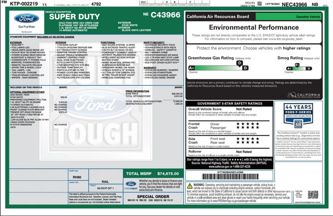 2022 Ford Super Duty 4th Gen - Image 4 of 31