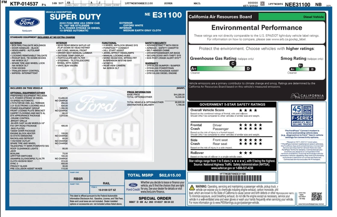 2022 Ford Super Duty 4th Gen - Image 3 of 12