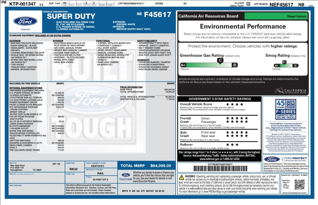 2022 Ford Super Duty 4th Gen - Image 4 of 12