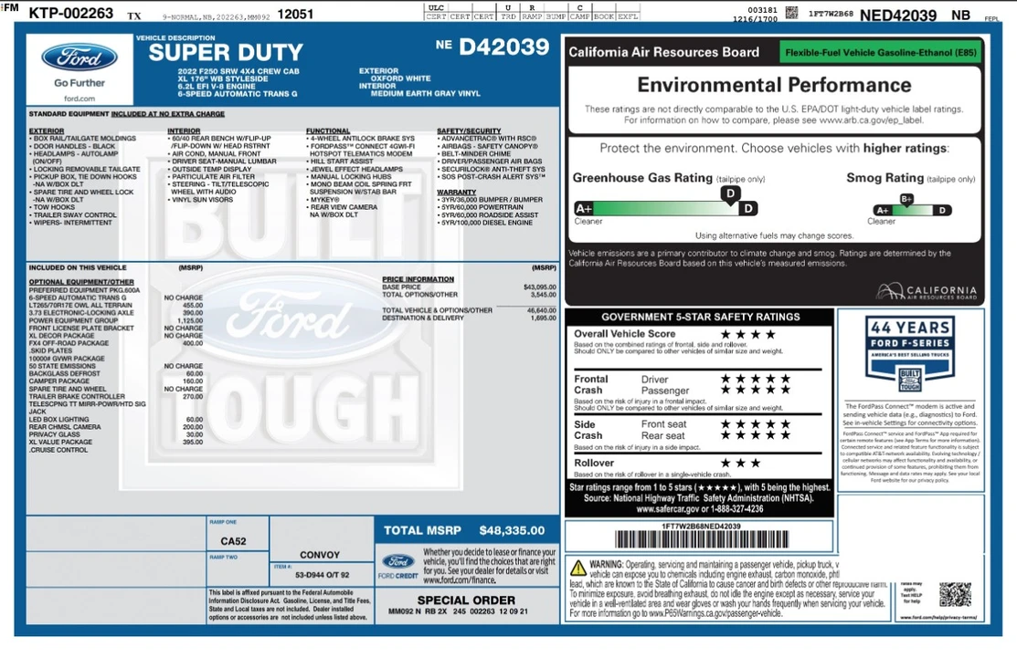 2022 Ford Super Duty 4th Gen - Image 3 of 12