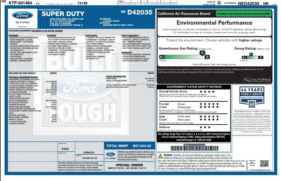2022 Ford Super Duty 5th Gen - Image 4 of 12