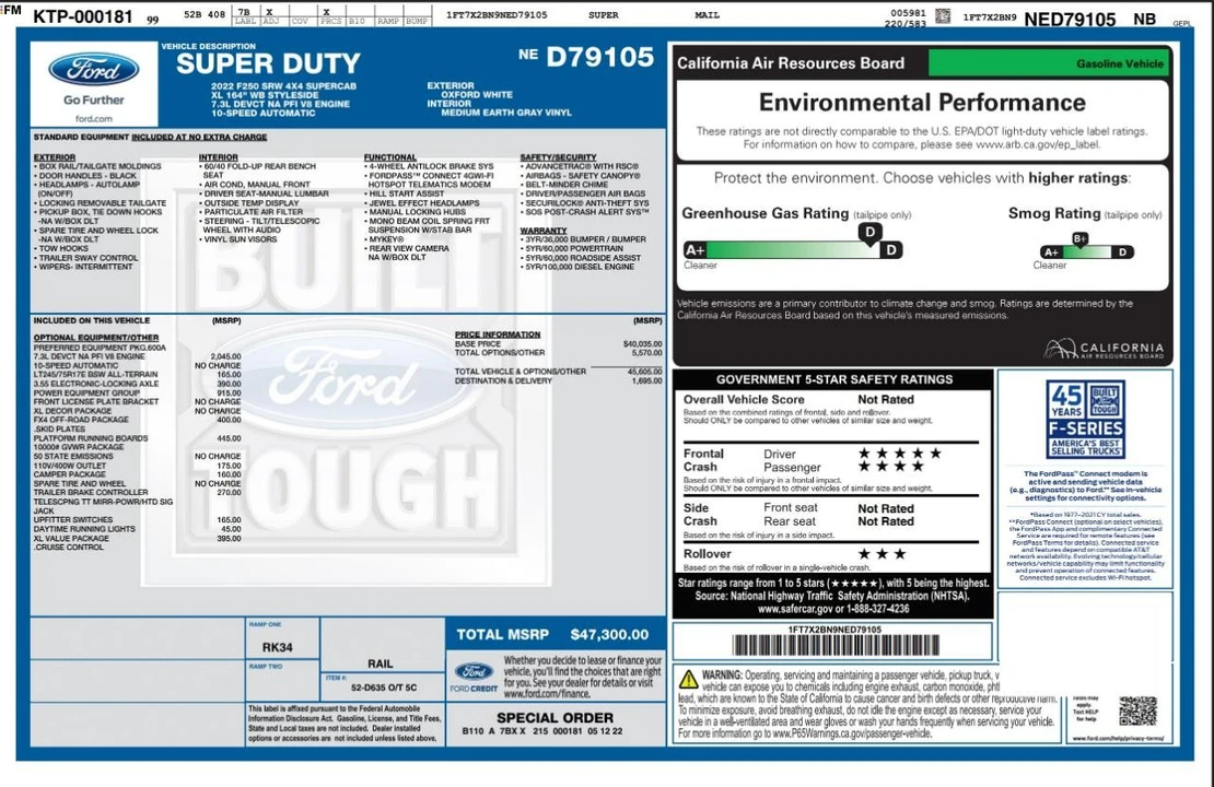2022 Ford Super Duty 4th Gen - Image 4 of 31