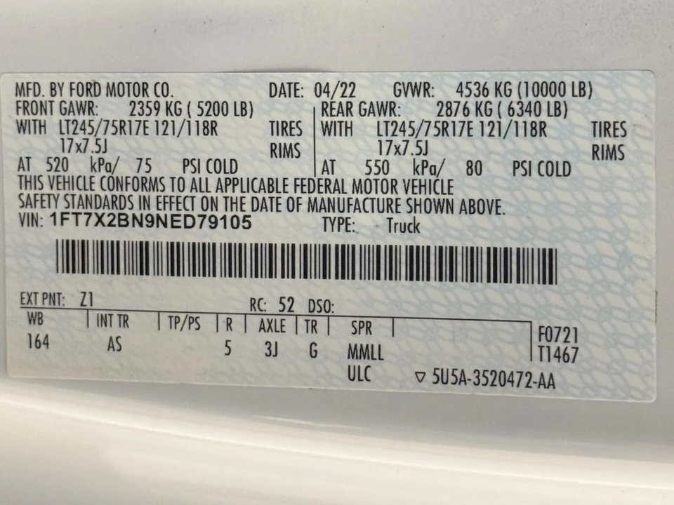 2022 Ford Super Duty 4th Gen - Image 14 of 19