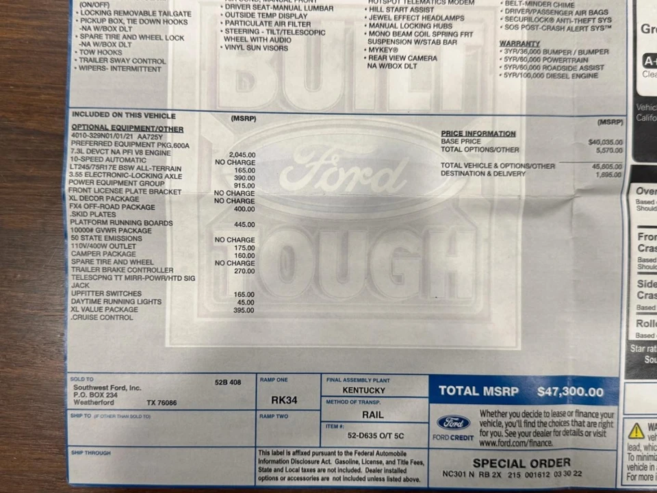 2022 Ford Super Duty 4th Gen - Image 18 of 19