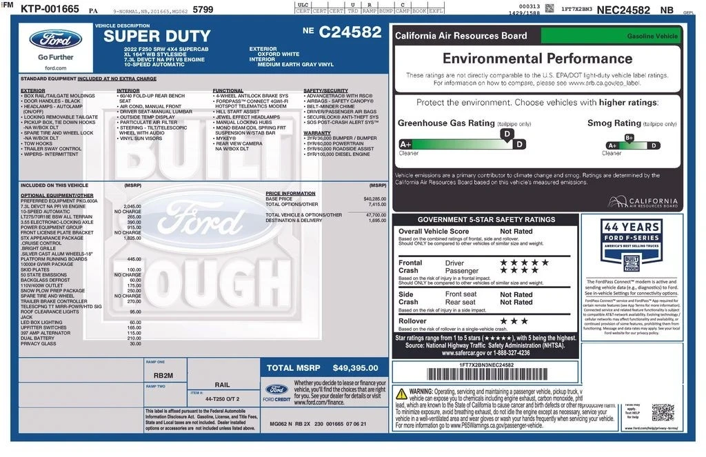 2022 Ford Super Duty 4th Gen - Image 2 of 2