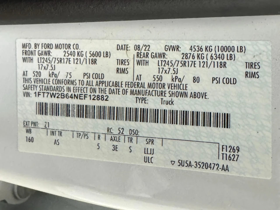 2022 Ford Super Duty 4th Gen - Image 6 of 7