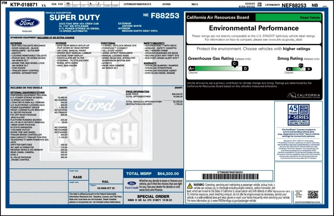 2022 Ford Super Duty 4th Gen - Image 7 of 7