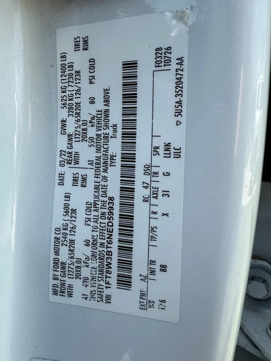 2022 Ford Super Duty 4th Gen - Image 5 of 16