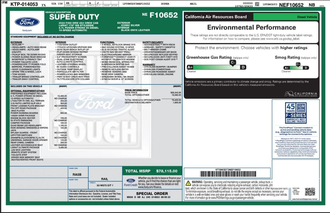 2022 Ford Super Duty 4th Gen - Image 4 of 31