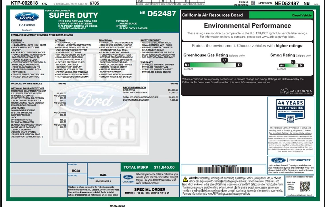 2022 Ford Super Duty 4th Gen - Image 6 of 31