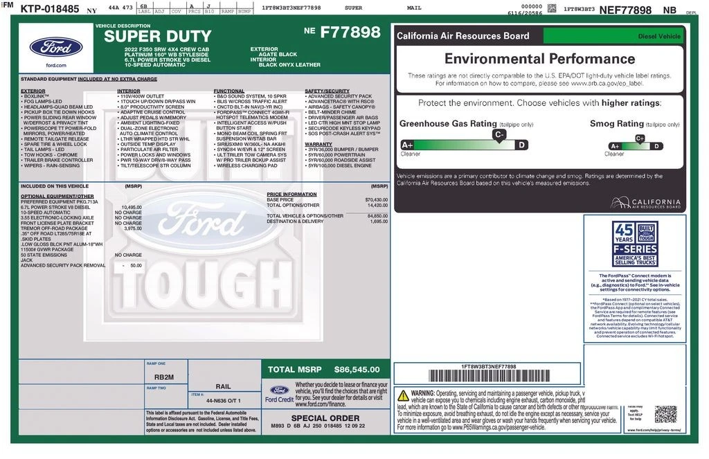 2022 Ford Super Duty 4th Gen - Image 6 of 12