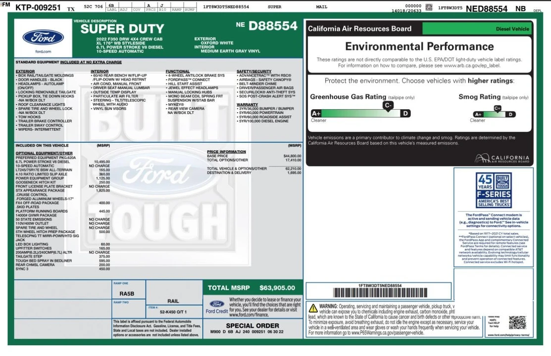 2022 Ford Super Duty 4th Gen - Image 4 of 31