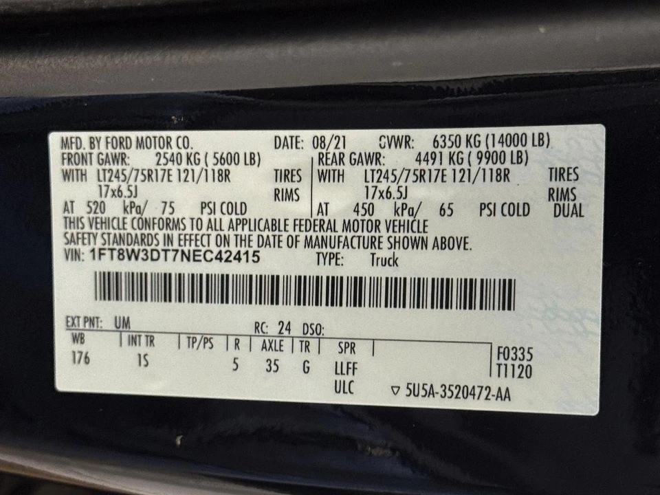 2022 Ford Super Duty 4th Gen - Image 13 of 14