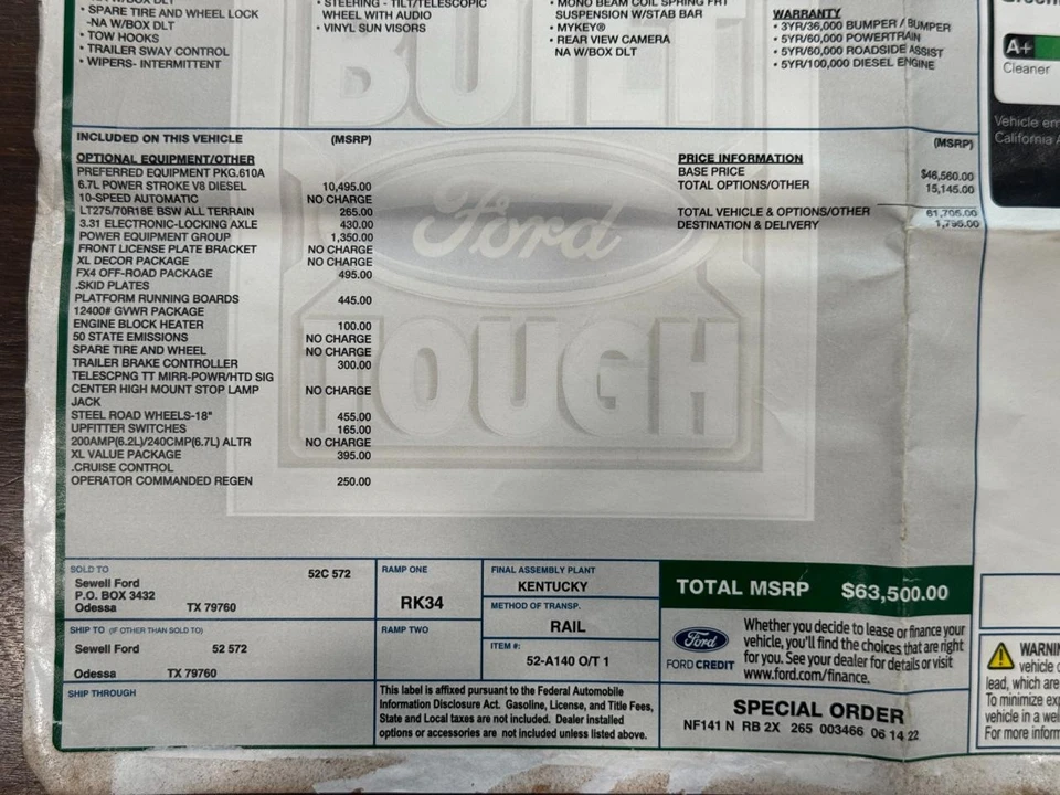 2022 Ford Super Duty 4th Gen - Image 31 of 31
