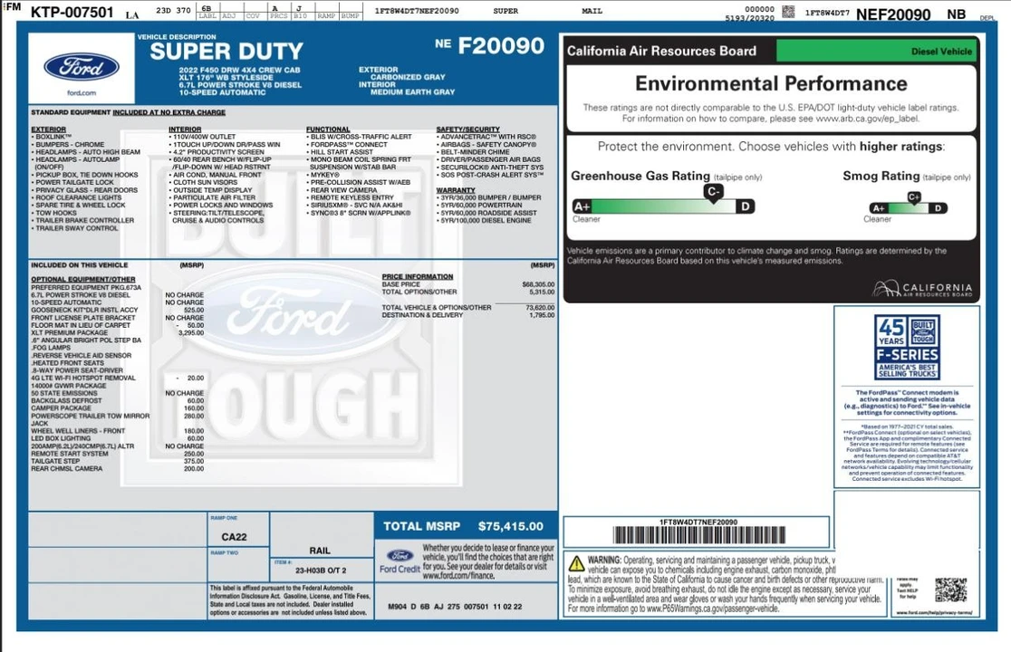 2022 Ford Super Duty 4th Gen - Image 4 of 31